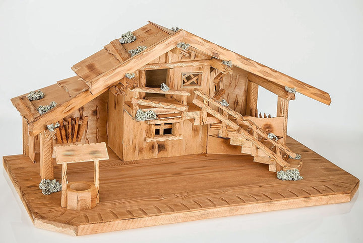 Holz und Gartentrends Weihnachtskrippe Krippe Krippenstall Weihnachten Weihnachtskrippen Tischkrippe