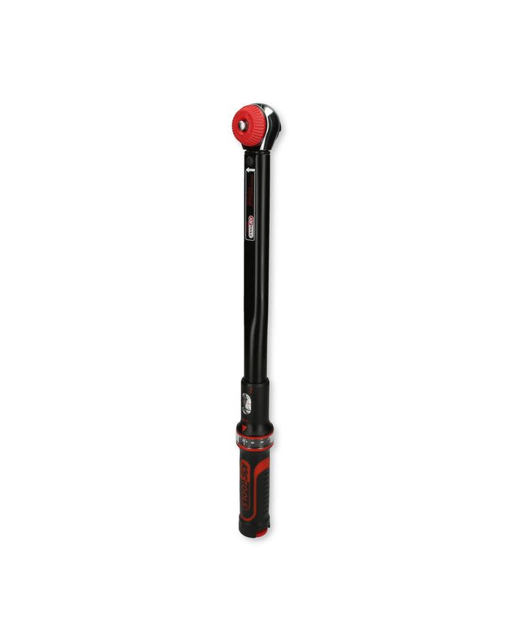 KS Tools 516.1412 1/4" ERGOTORQUEprecision Ratschen-Drehmomentschlüssel Drehknopf, 5-25Nm