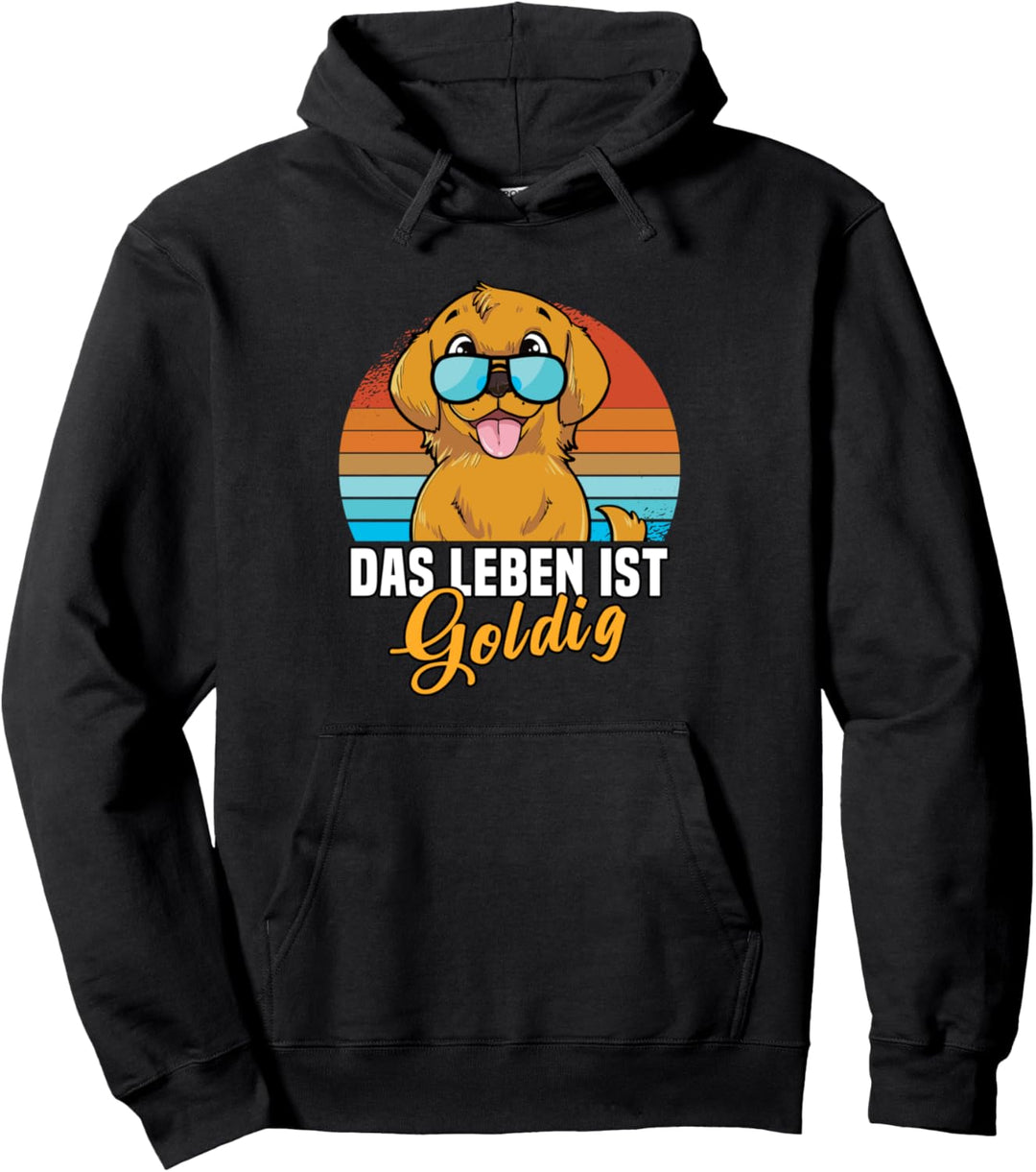 Hund Frauchen Herrchen Golden Retriever Pullover Hoodie