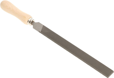 KOTARBAU® Werkstattfeile Flach Länge: 250 mm Hieb 2 (Mittel) Handfeile Flachfeile Metallfeile für Me