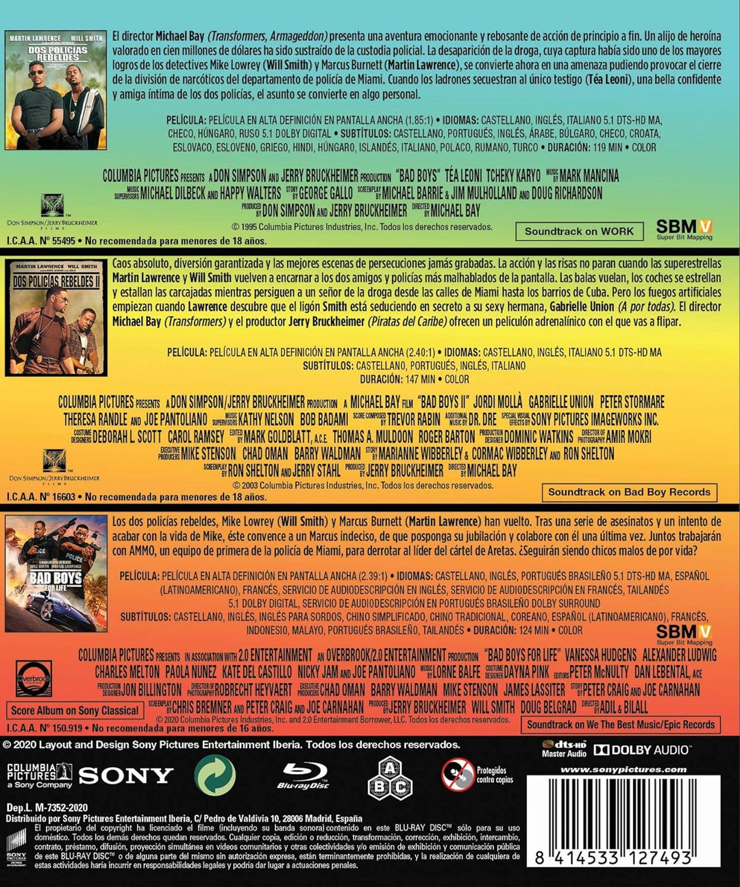Bad Boys Pack 1-3 - BD
