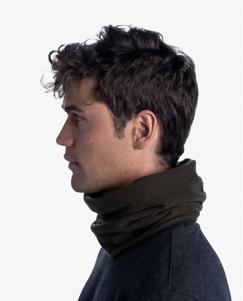 Buff Merino Wool Fleece Nackenwärmer oliv