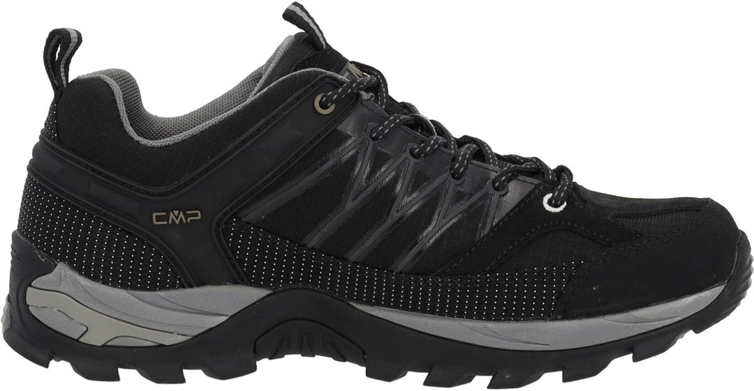 CMP Herren Rigel Low Shoe Wp Trekking-& Wanderhalbschuhe 47 EU Nero Grey, 47 EU Nero Grey