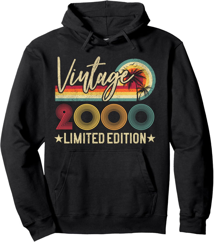 Limited Edition 2000 21st Birthday 21 Years Old Vintage Pullover Hoodie