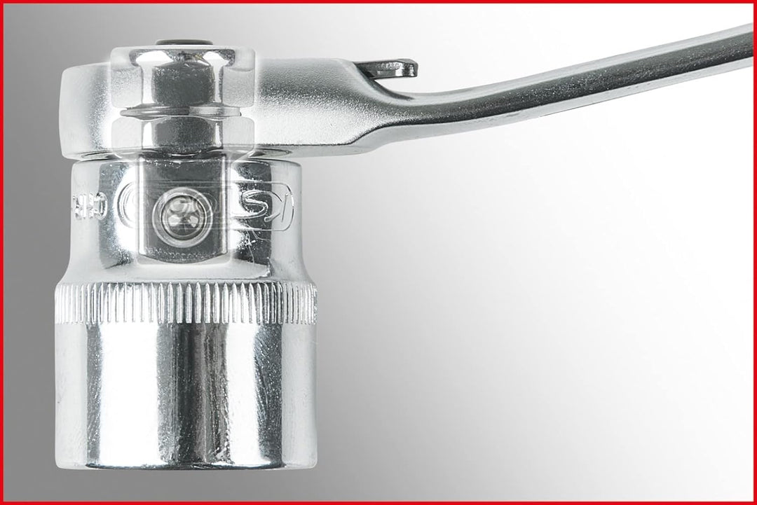 KS Tools 503.4666 GEARplus Ratschenringmaulschlüssel-Satz, umschaltbar,16-tlg Single, Single