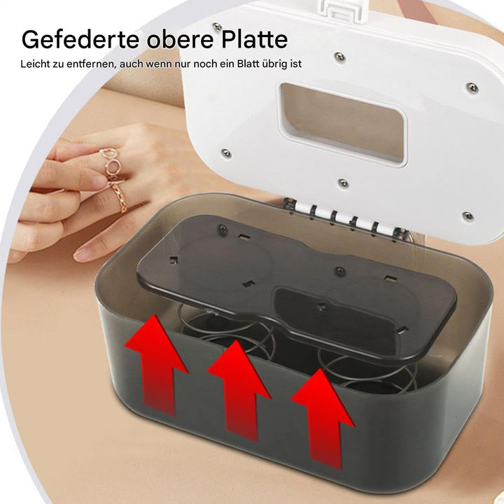 Feuchttuch-Wärmer Für Babys | Feuchttuchwärmer mit Spenderfunktion und LED-Beleuchtung für den Hausg