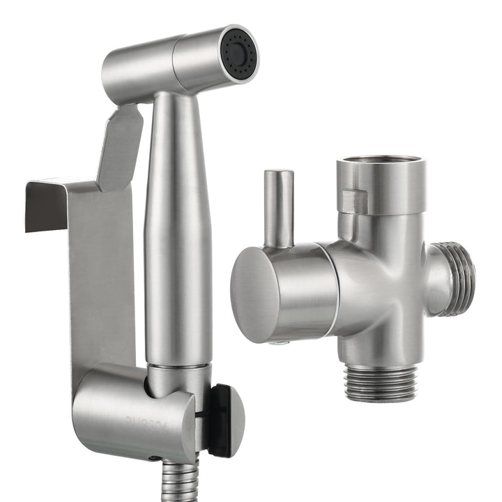 CIENCIA Bidet-Handbrause für Toilette Sprayer Premium Edelstahl Sprüher Shattaf Komplett Bidet Set f