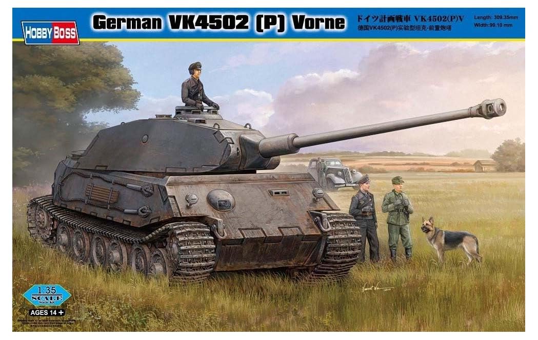 Hobby Boss 82444 Modellbausatz German VK4502 (P) Vorne, Mittel