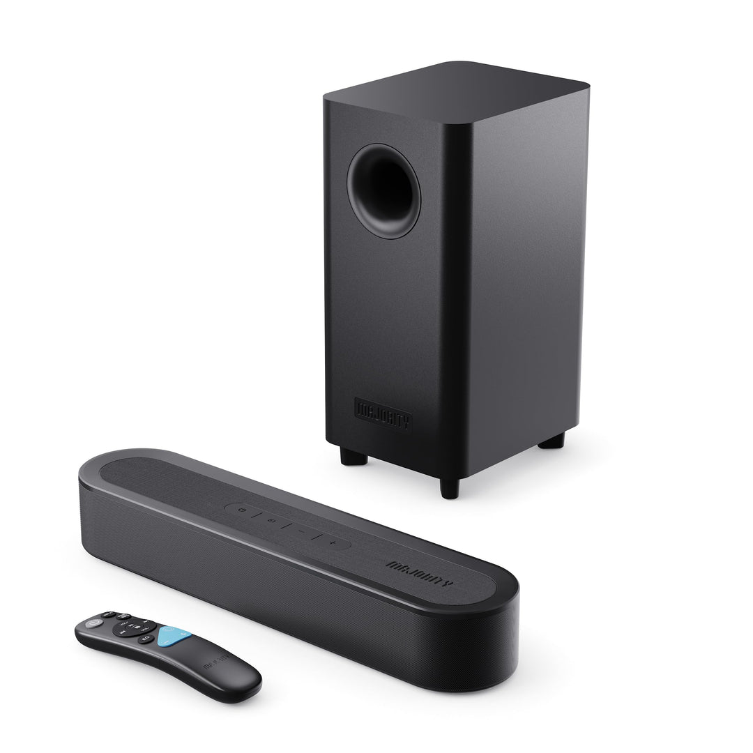 MAJORITY Bowfell Axis Soundbar für tv Geräte | 140W Dolby Audio Soundbar mit Subwoofer | TV Lautspre