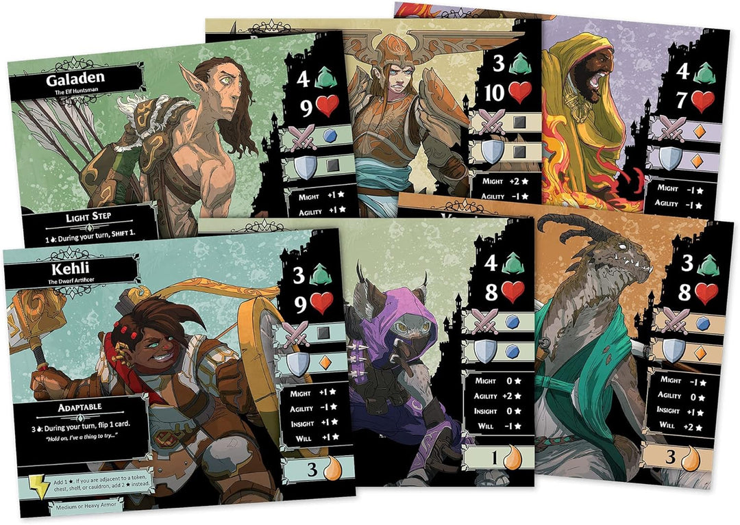 Fantasy Flight Games, Descent: Legends of The Dark, Miniature Game, 1-4 Players, Ages 14+, 3-4 Hours