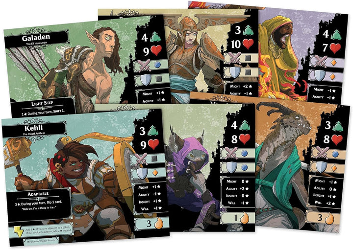 Fantasy Flight Games, Descent: Legends of The Dark, Miniature Game, 1-4 Players, Ages 14+, 3-4 Hours