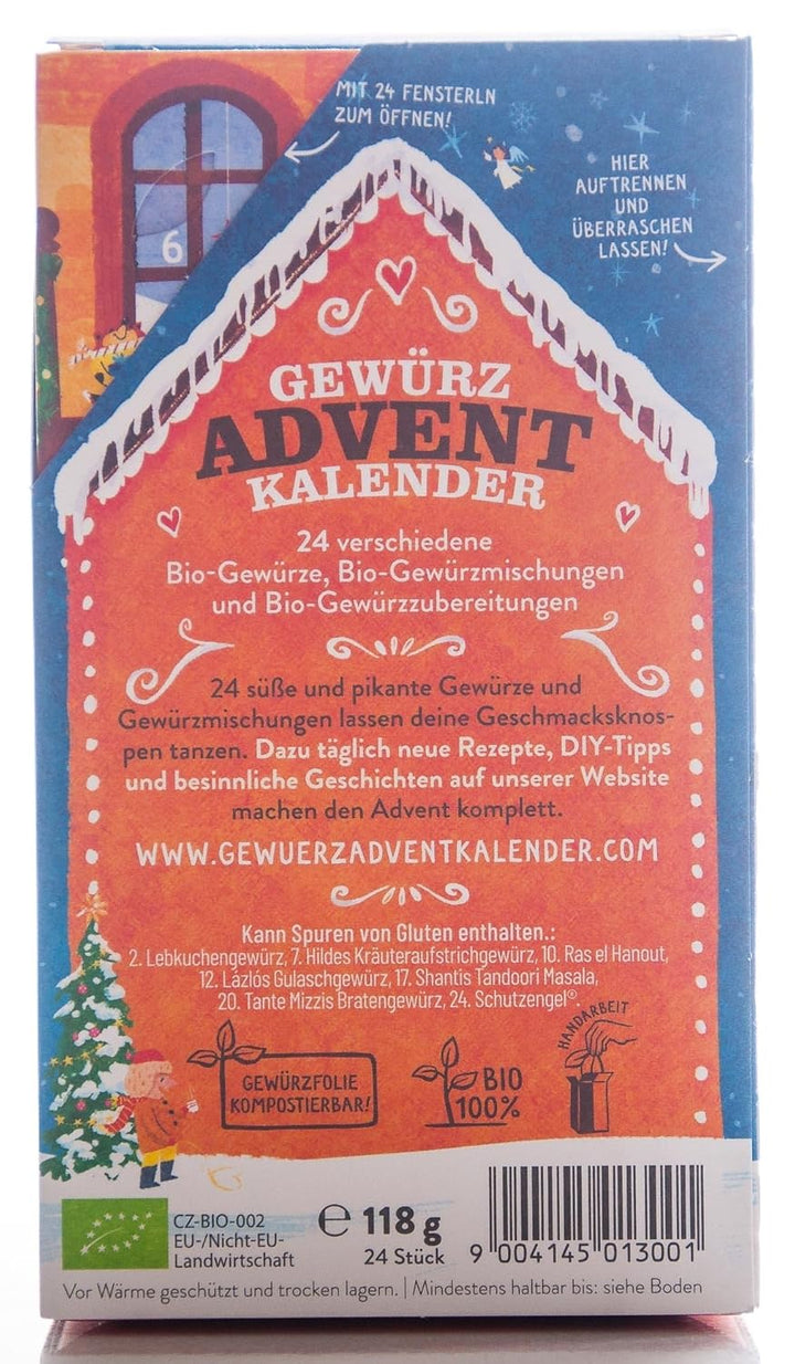 Sonnentor Bio Gewürz Adventkalender (1 x 118 gr), 1 x 118 gr