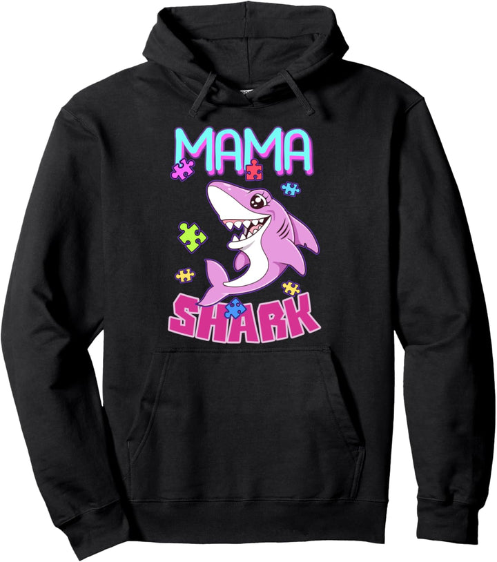 Starke Mama Hai Puzzle Stolze Mama Mutter Mami Tolle Mutti Pullover Hoodie