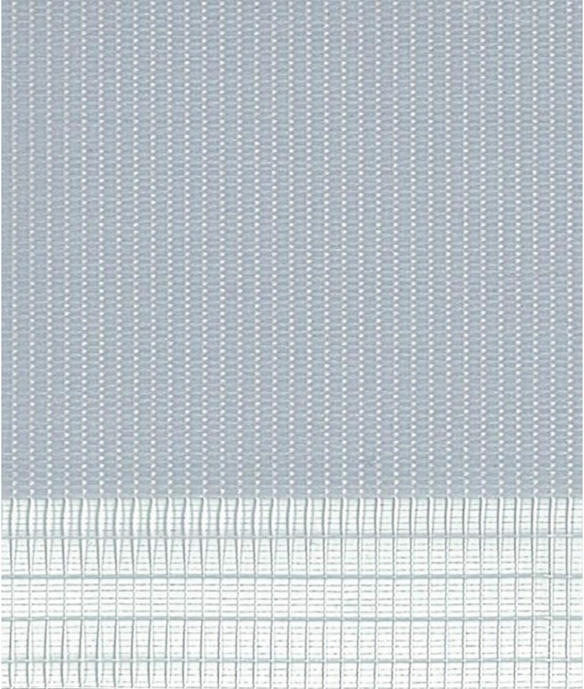 Rollo für Tag und Nacht, mit farblich abgestimmtem Kettenzug, ohne Bohren, Hellgrau, 86 x 190 cm Hel