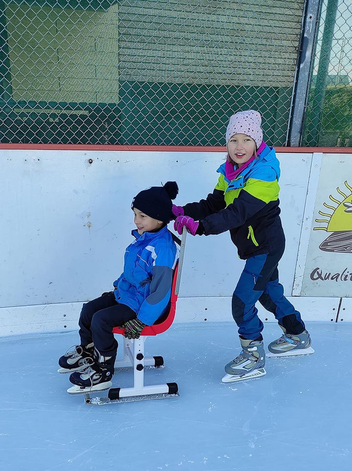 Lernhilfe Schlittschuh, Eislaufen, Eishockey, Schlittschuhlaufen Lernen Gelb, Gelb
