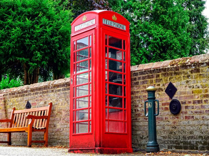 CALVENDO Puzzle Telephone Booth 1000 Teile Lege-Grösse 64 x 48 cm Foto-Puzzle Bild von Peter Roder,