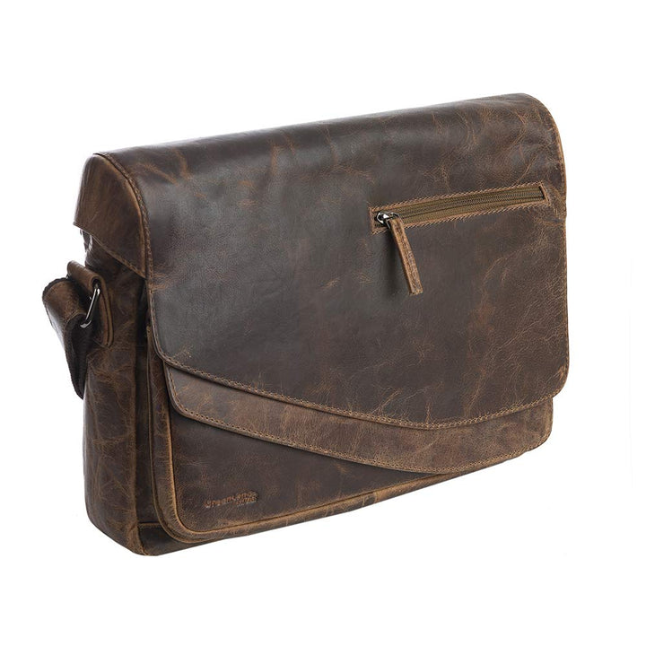 Greenland Nature Montana Umhängetasche I Leder 35 cm