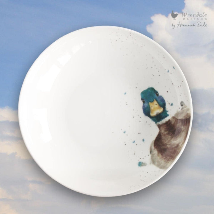 440s Wrendale Designs Porzellan-Pastateller Ente ca 22cm D Royal Worcester tiefer Suppen-Teller mit