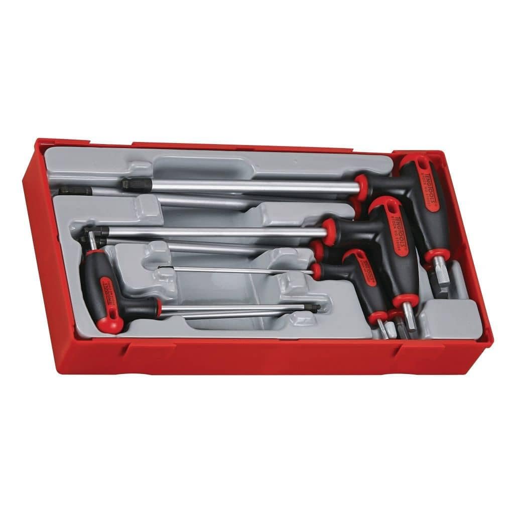 Teng TTHEX7Metric Sechskant-T-Griff-Treiber, 7 Stück 1, 1