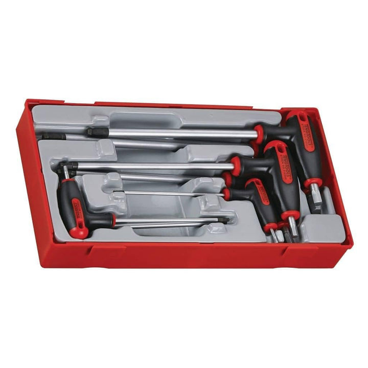 Teng TTHEX7Metric Sechskant-T-Griff-Treiber, 7 Stück 1, 1