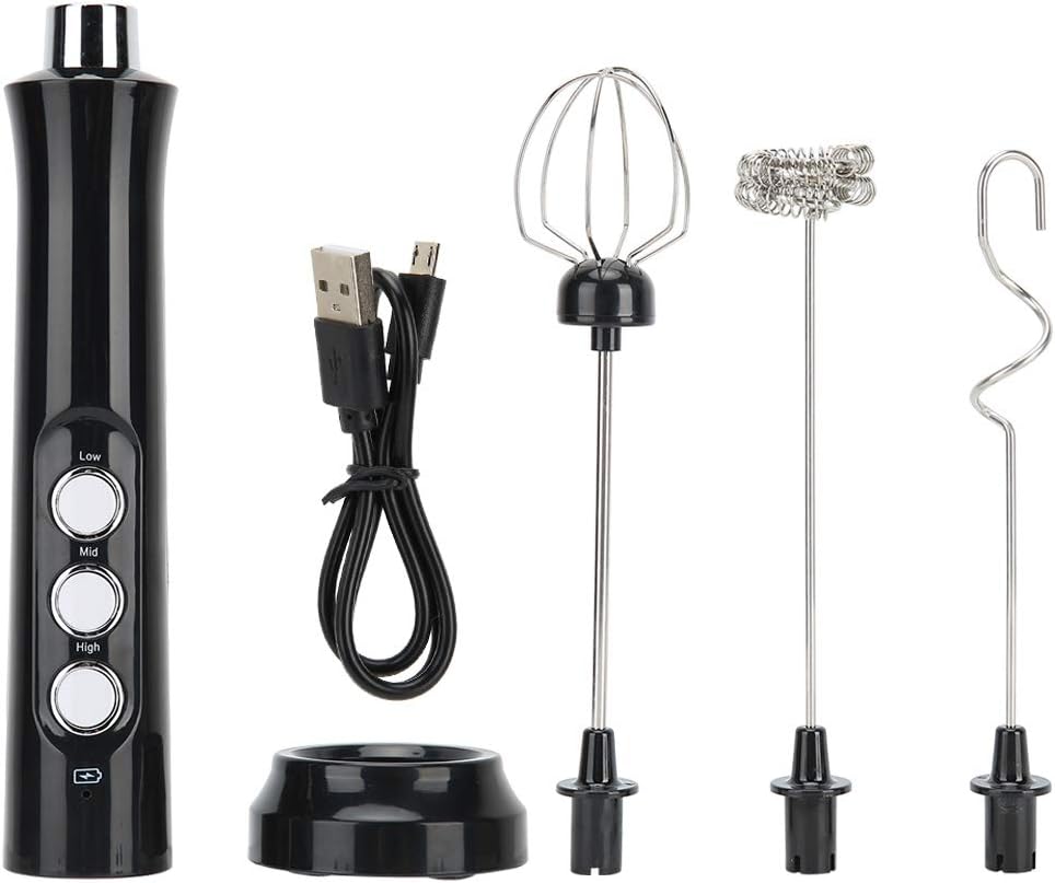 Elektrische Milchfrother, Handgehaltenes Automatischem Schneebesen, Milchschüttler, USB -Ladung