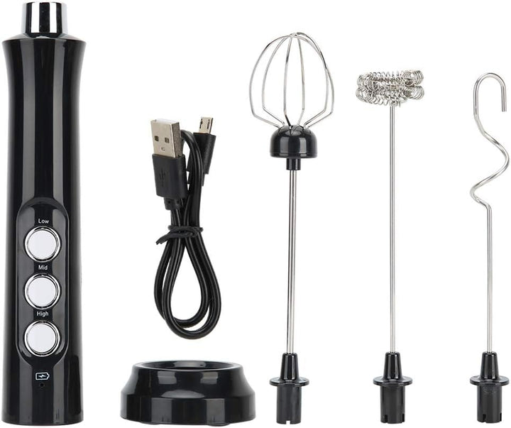 Elektrische Milchfrother, Handgehaltenes Automatischem Schneebesen, Milchschüttler, USB -Ladung