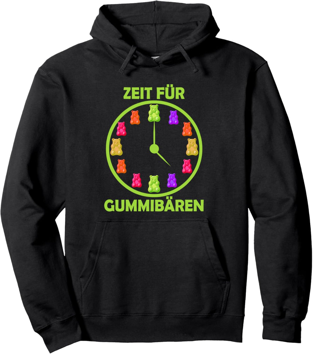 Zeit für Gummibären Gummibärchen Pullover Hoodie