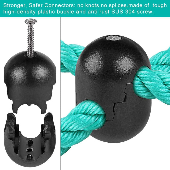 BeneLabel Kletternetz Kinder, 196 x 76cm Klettergerüst Netz Kinderzimmer Netz Nylonseil Leiter Spiel