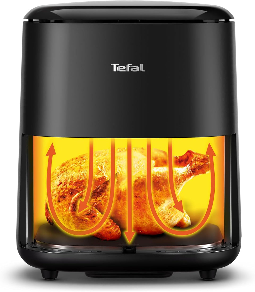 Tefal EY2458 Easy Fry Max Heissluftfritteuse, 5 L Fassungsvermögen, 10 automatische Garprogramme, si