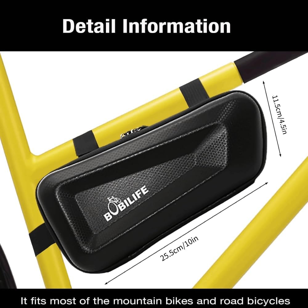 Fahrrad-Rahmen-Tasche, dreieckig, EVA, wasserdicht, für Rennrad, MTB