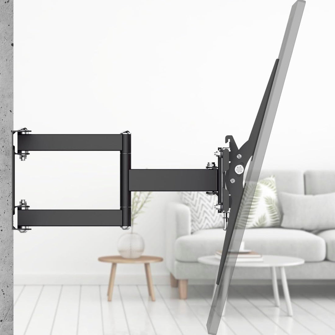 Hama TV Wandhalterung schwenkbar, neigbar, ausziehbar (TV Wandhalterung 32-84 Zoll, VESA 100x100 bis