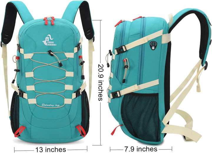 Bseash 40L Leichter wasserdichter Wanderrucksack mit Regenschutz, Outdoor Sport Reise Tagesrucksack