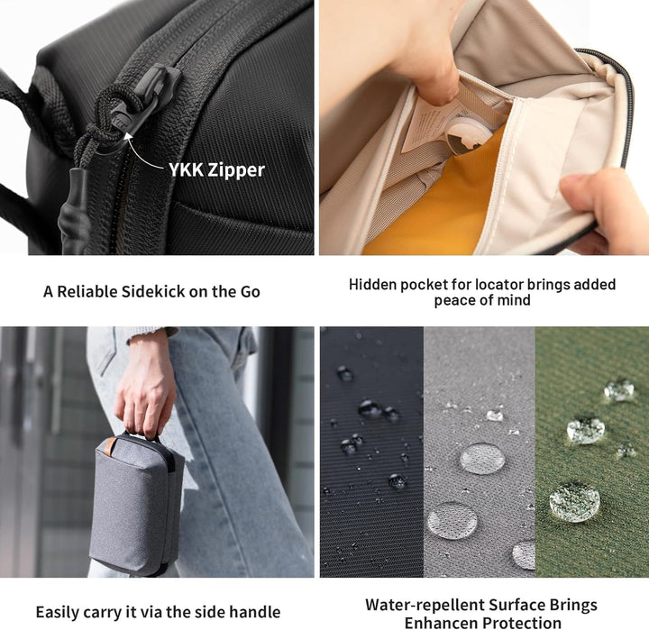 PGYTECH Pouch Tech Elektronik Organizer Tasche, wasserdichte Kabeltasche, multifunktionale Reisetasc