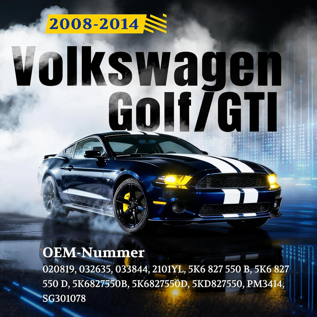 Arana 2x Heckklappe Dämpfer Gasdruckfeder kompatibel mit Volkswagen Golf Mark 6 5K1 2008-2014 Gasdru