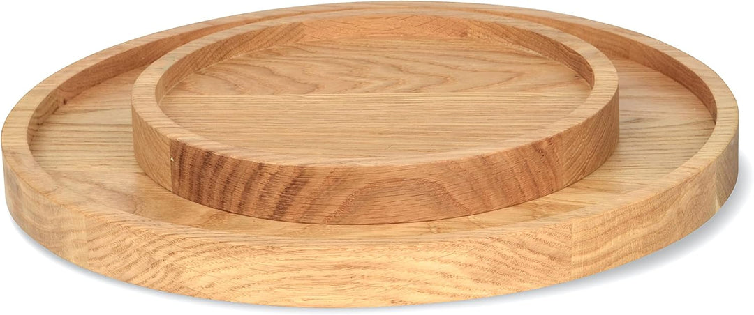 Natuhr Servierplatte Platzteller Holzteller – Plato – Design Serviergeschirr Käseplatte Snackplatte
