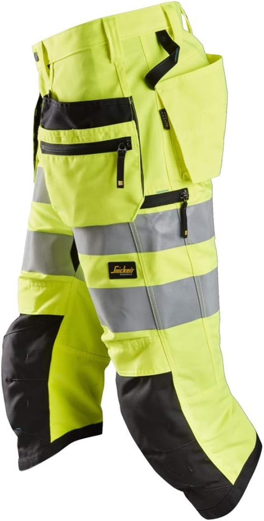 LiteWork, High-Vis Piratenhose+ Holstertaschen Klasse 2