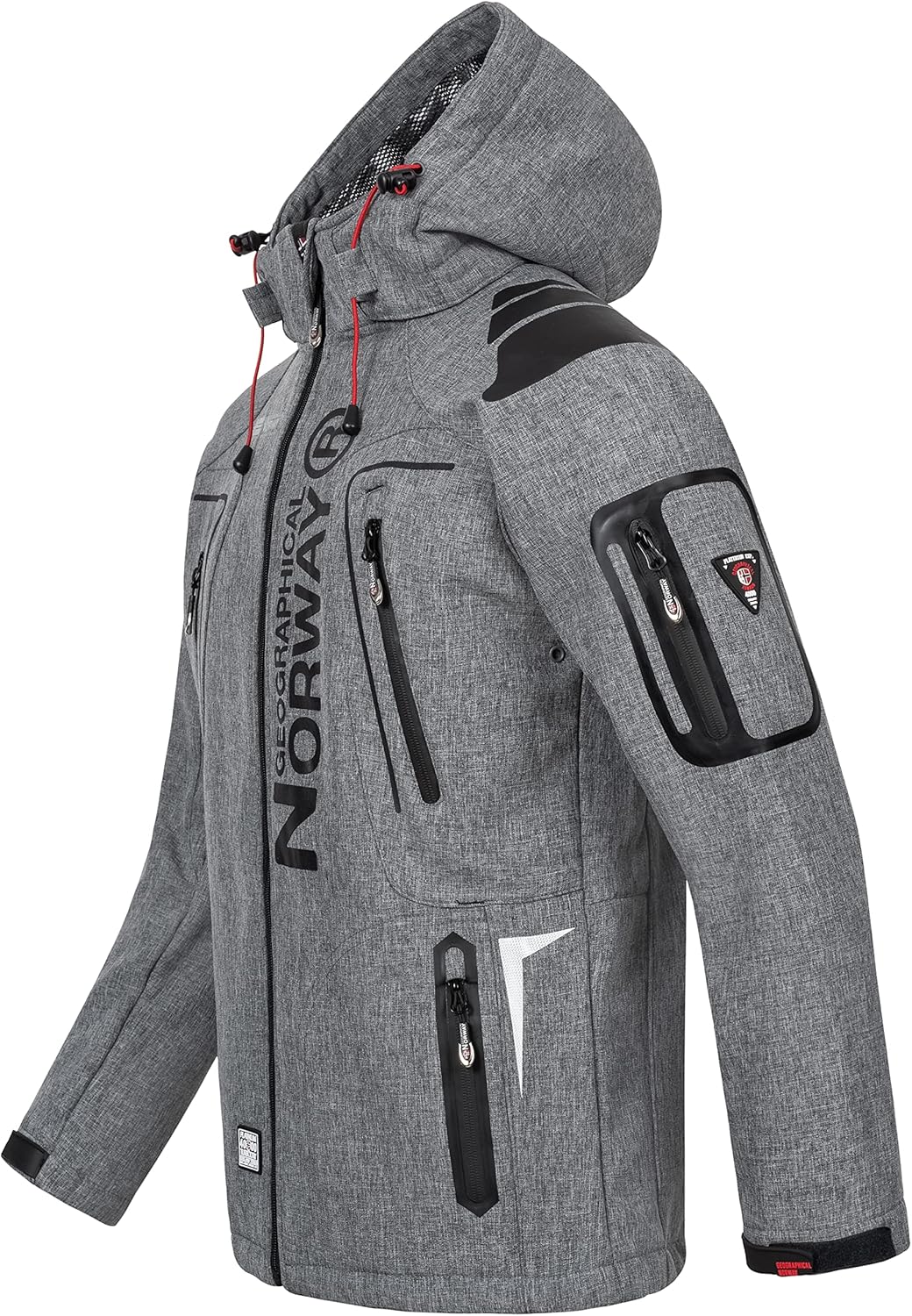 Geographical Norway Herren Tambour Herren Softshell Jacke S Blended Grey, S Blended Grey