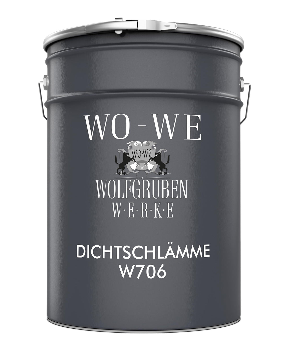 WO-WE 1K Dichtschlämme Balkonabdichtung Abdichtung Bad Terrasse Balkon Dichtungsschlämme Hellgrau -