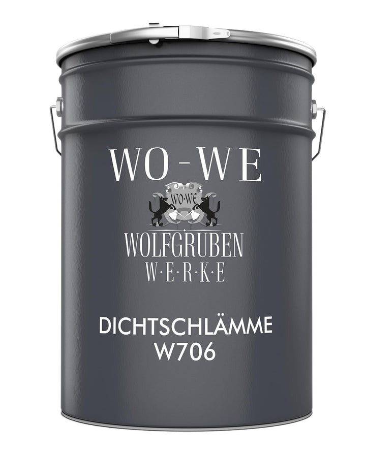 WO-WE 1K Dichtschlämme Balkonabdichtung Abdichtung Bad Terrasse Balkon Dichtungsschlämme Hellgrau -