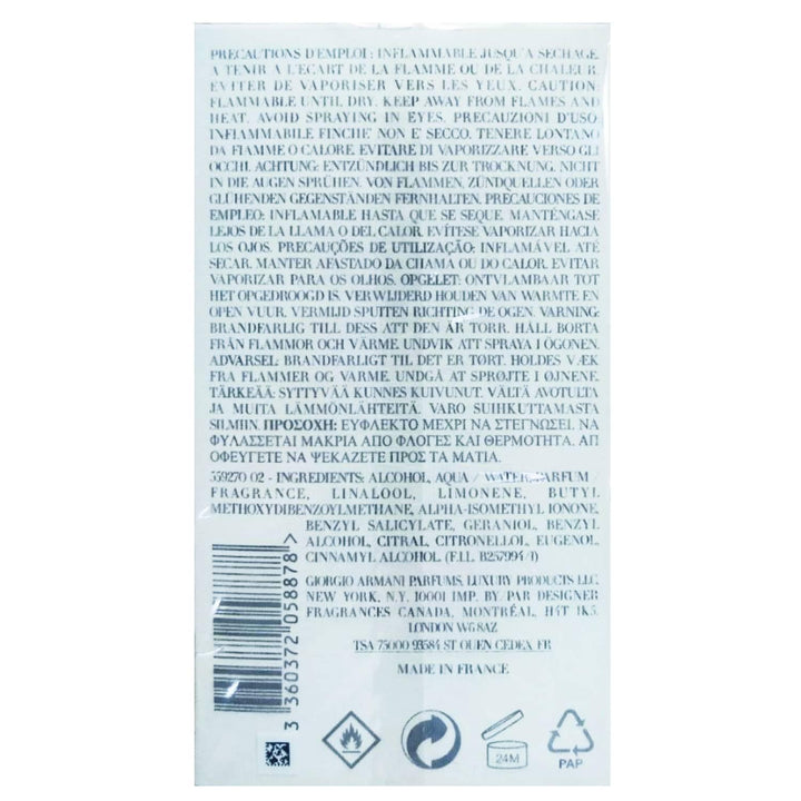 Armani Acqua Di Gio Homme Eau de Toilette, Zerstäuber, 100 ml Orientalisch 100 ml (1er Pack), Orient
