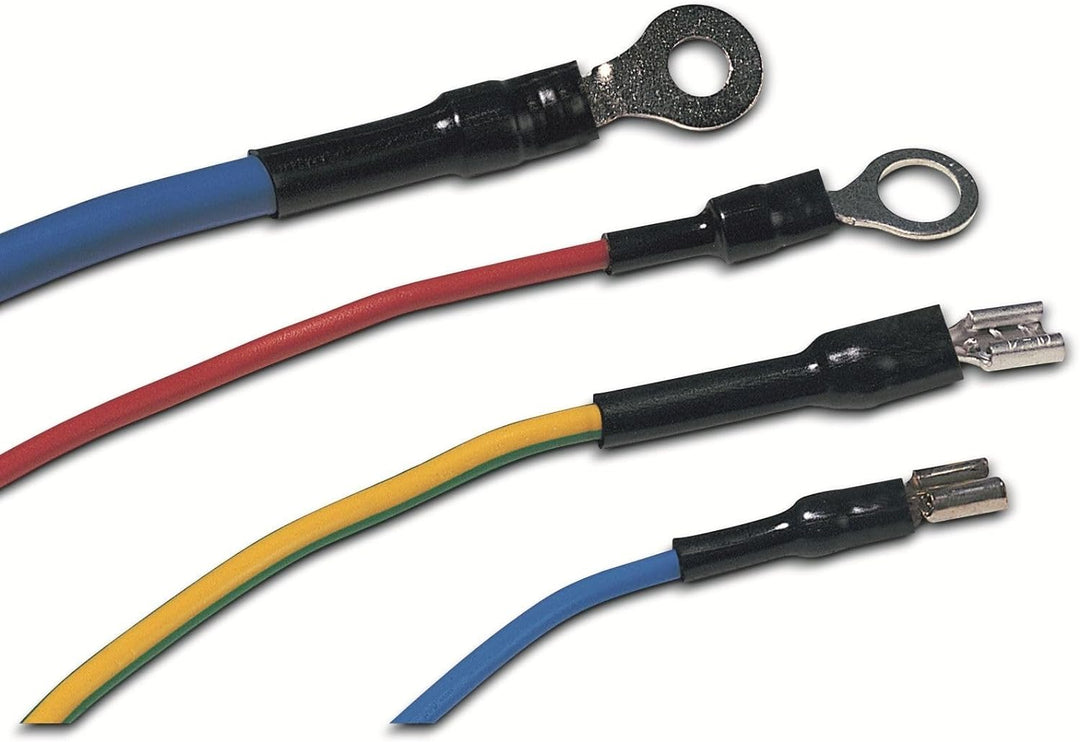 HellermannTyton 308-32407 Schrumpfschlauch ohne Kleber Gruen, Gelb 24mm Schrumpfrate:3:1 3m