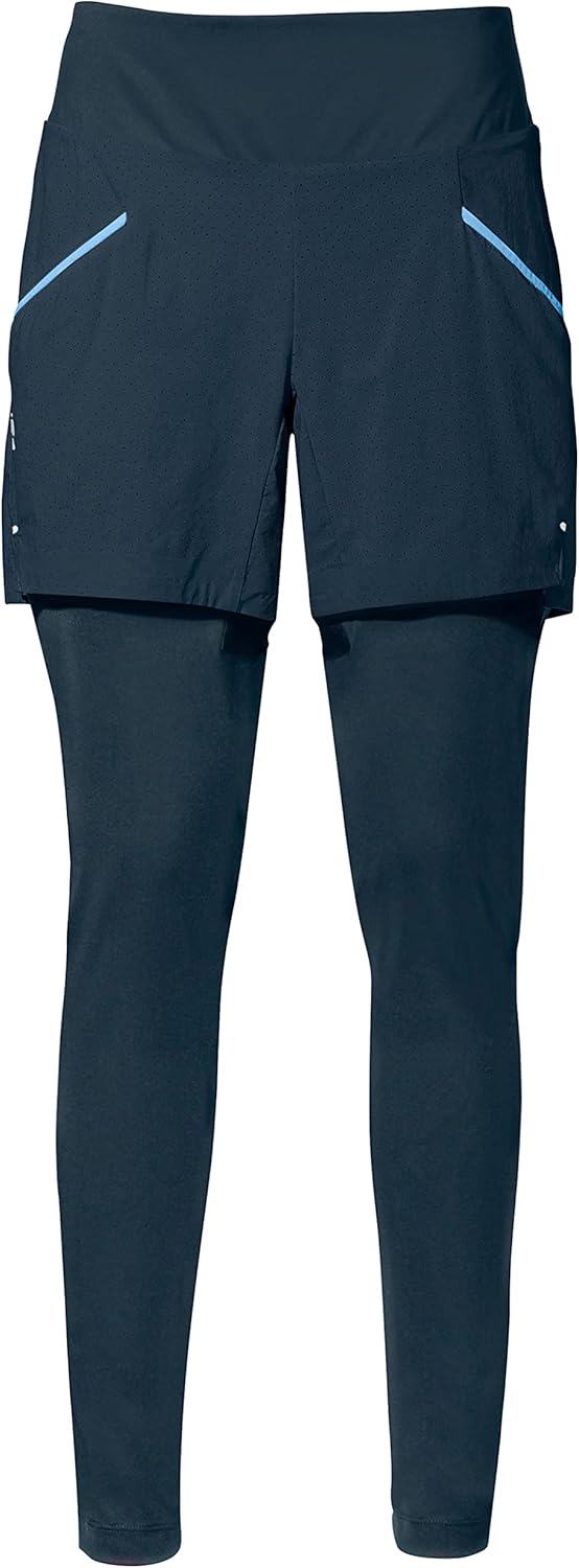 VAUDE Damen Hose Women's Crana Zo Pants 42 Dark Sea, 42 Dark Sea