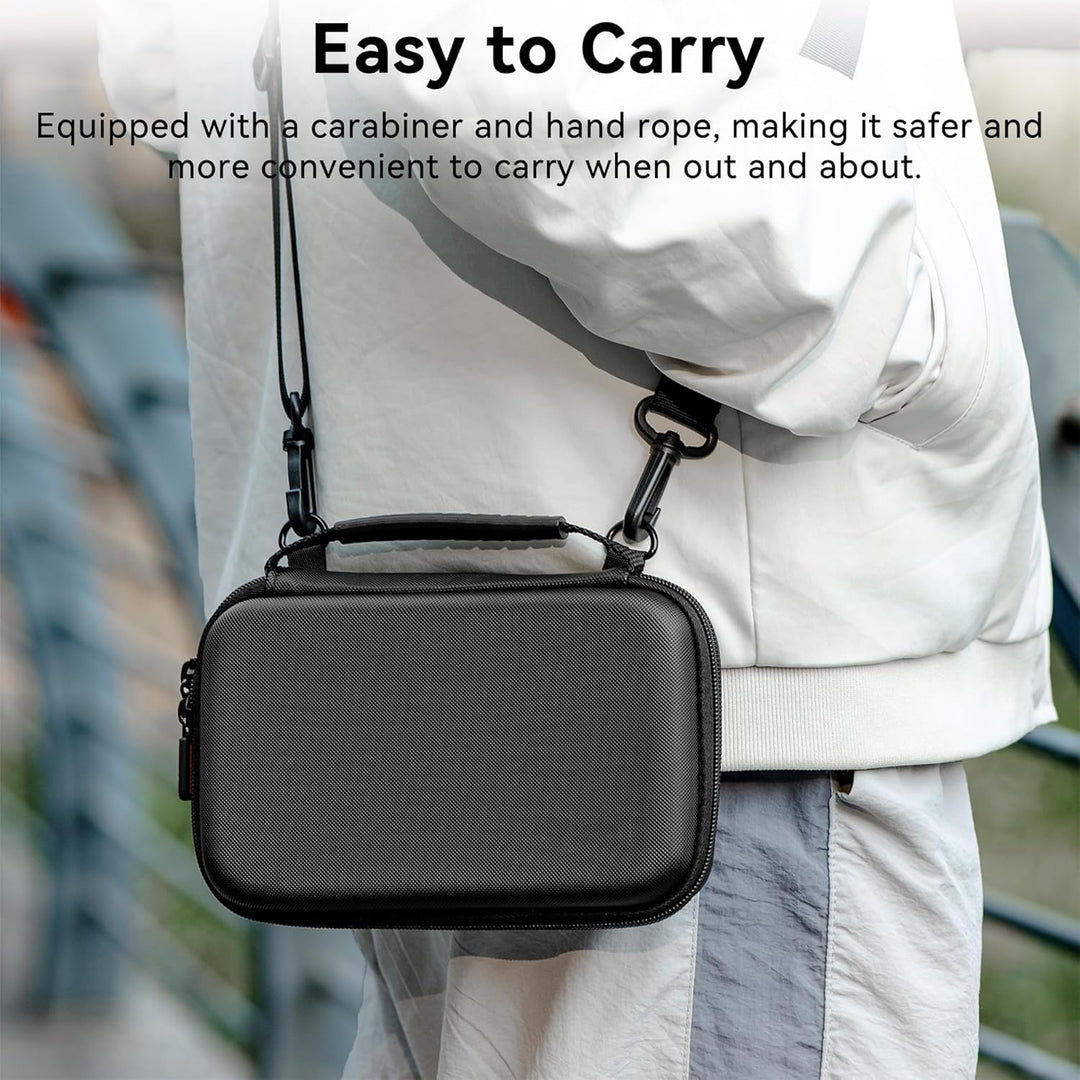 Osmo Pocket 4 Tragetasche - Tragbare Hartschalen-Reisetasche PU Schale Schutzhülle für DJI Osmo Pock