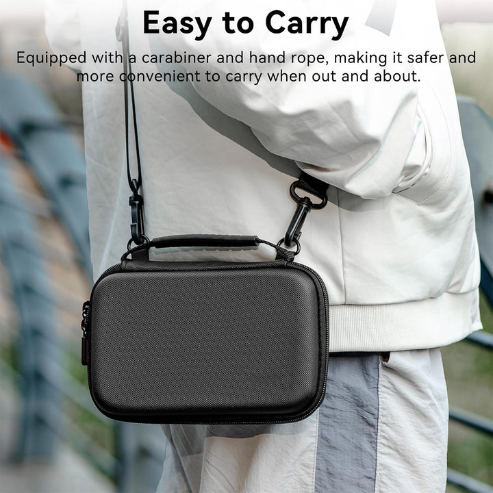 Osmo Pocket 4 Tragetasche - Tragbare Hartschalen-Reisetasche PU Schale Schutzhülle für DJI Osmo Pock