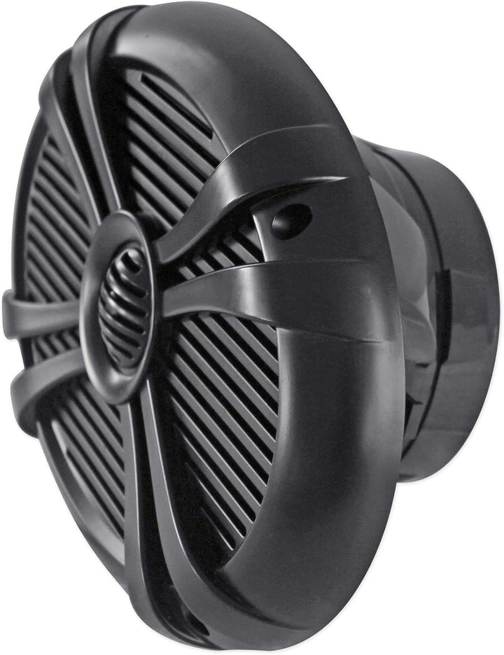 Rockville Rmc65b Paar 16,5 Zoll 600 Watt wasserdichte Boot-Lautsprecher 2-Wege schwarz, Titan, Hocht