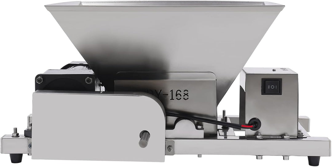 Elektrische Obstmühle Zerkleinerer,60W Obst und Brot Zerkleinerungsmaschine,20kg/h,4L Brechmaschine,