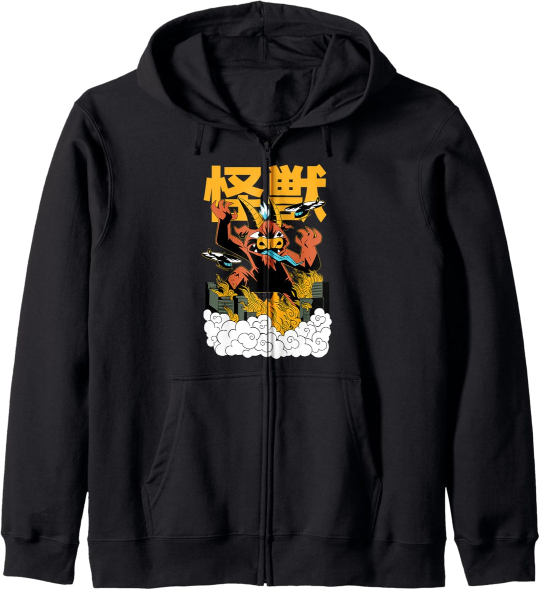 Kaiju Cat Goat - Anime Japanese Monster Kapuzenjacke