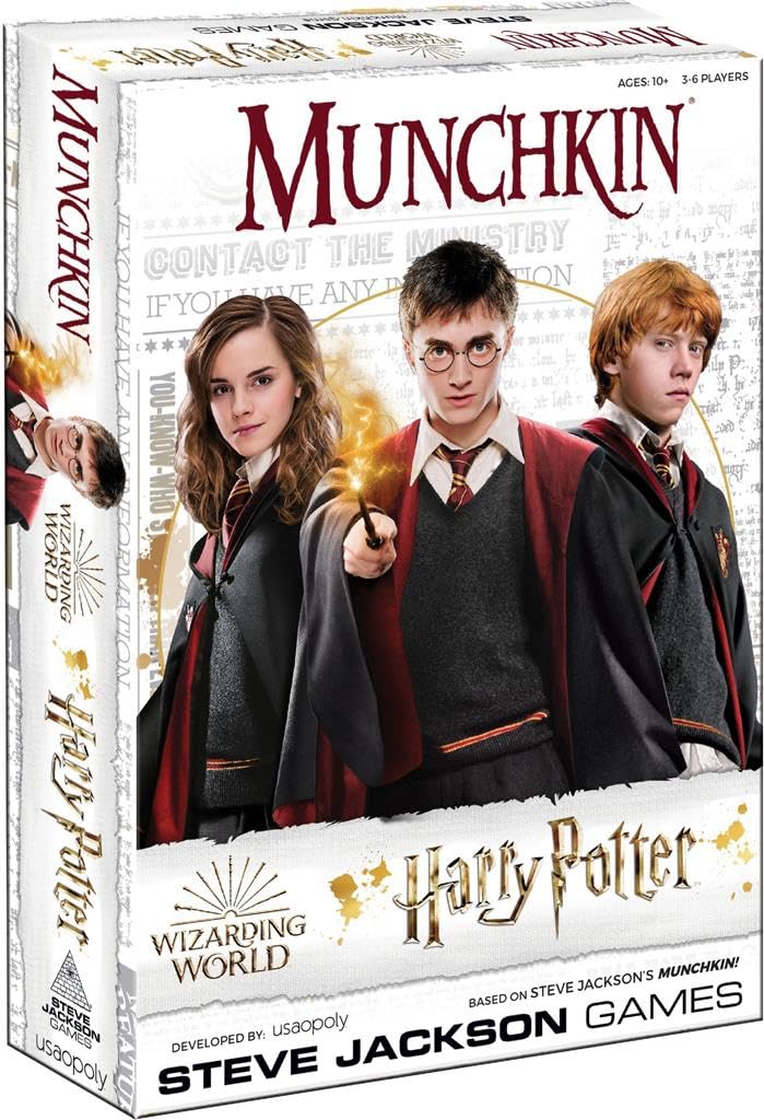 The OP USAopoly - Munchkin Deluxe Harry Potter Card Game - Offiziell Lizenziertes Harry Potter Merch