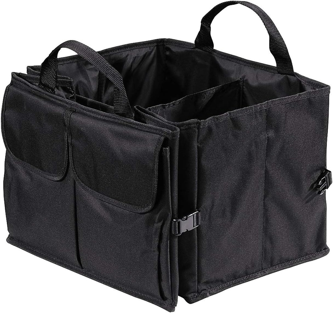 Hama Kofferraumtasche gross (Faltbare Autotasche, Kofferraum-Organizer mit Klettbefestigung inkl. Kl