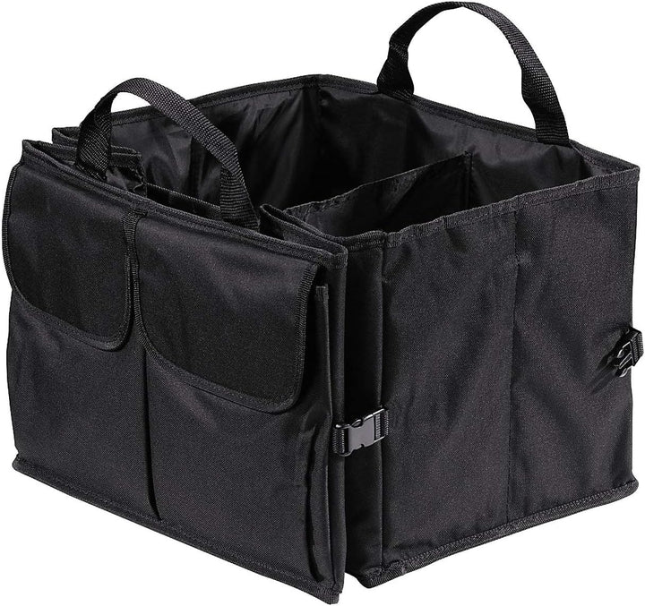 Hama Kofferraumtasche gross (Faltbare Autotasche, Kofferraum-Organizer mit Klettbefestigung inkl. Kl